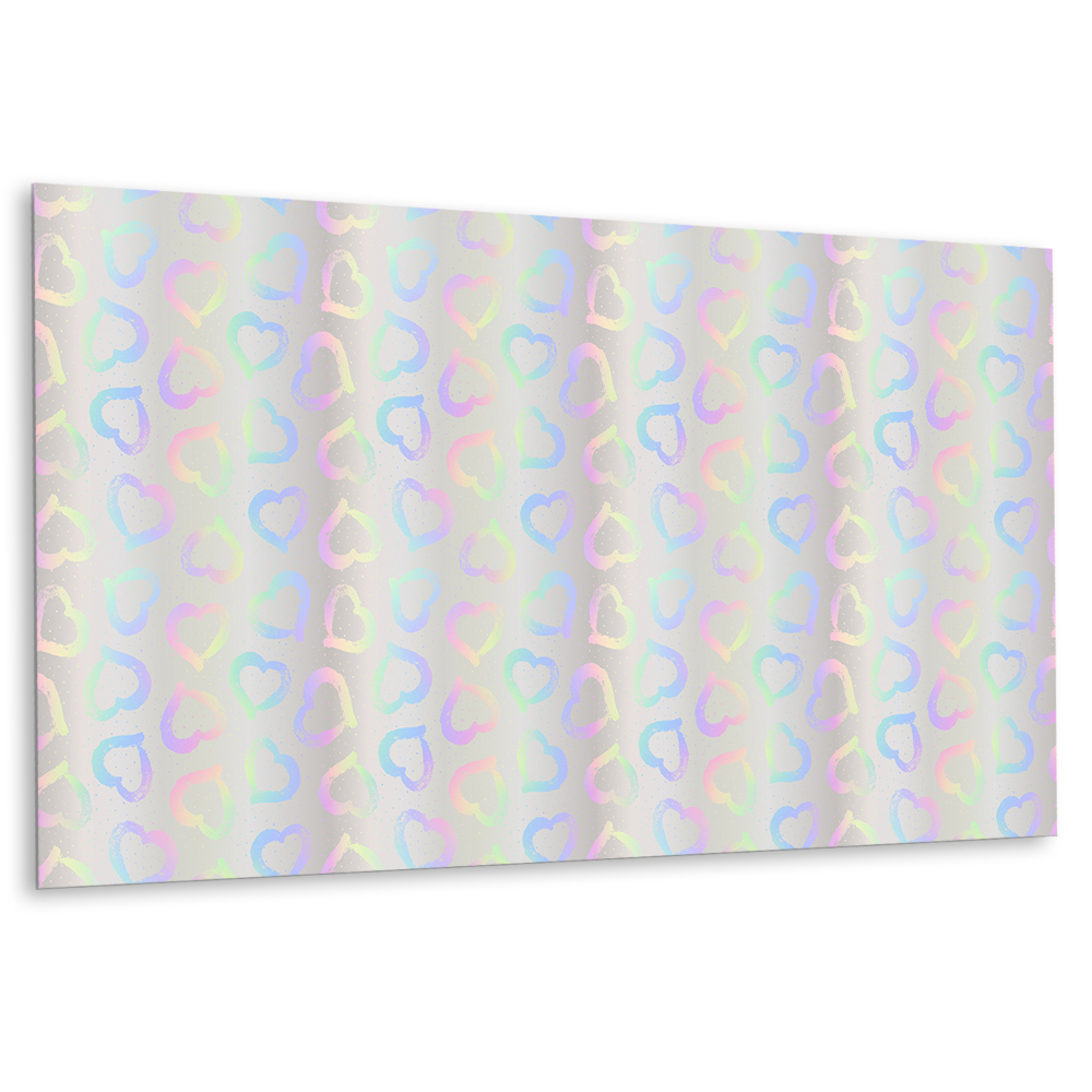 Revêtement mural pvc Motif avec cœurs colorés