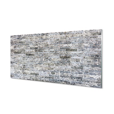 Tableau en verre Mur de briques vintage