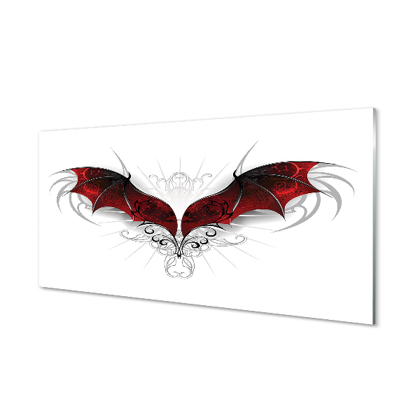 Tableau en verre Ailes de dragon