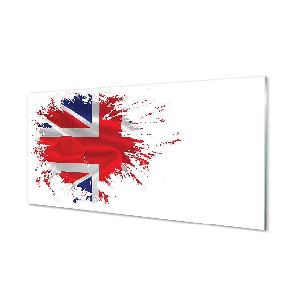 Tableau imprimé sur verre Le drapeau de la grande-bretagne Nagy-Britannia