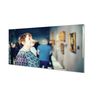 Tableau sur verre Gens