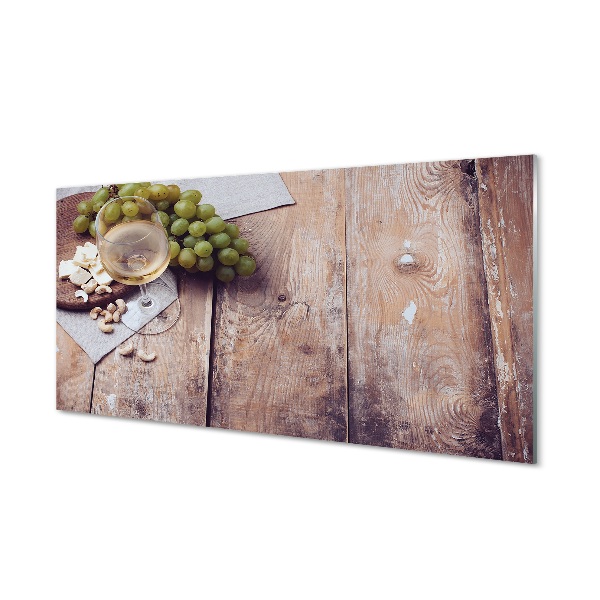 Tableau photo sur verre Un verre de noix de raisin