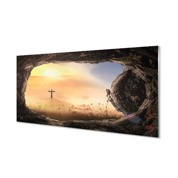 Tableau photo sur verre Traverser