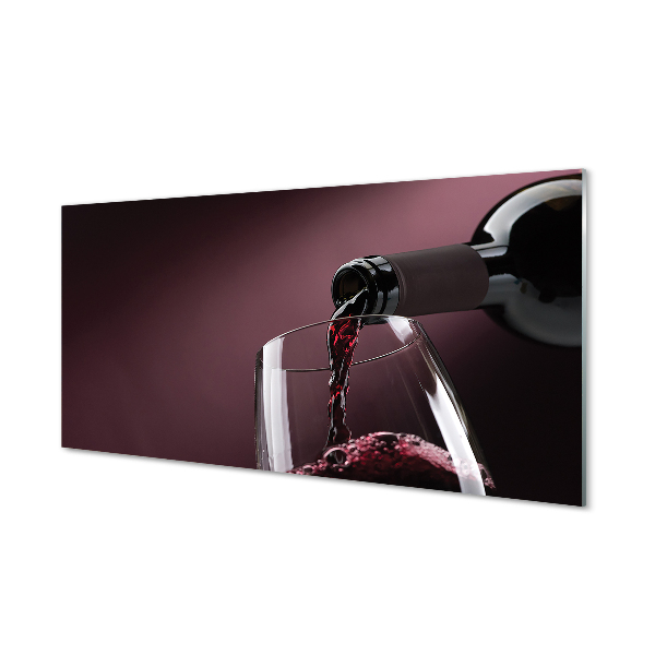 Tableau sur verre Vin blanc bordeaux