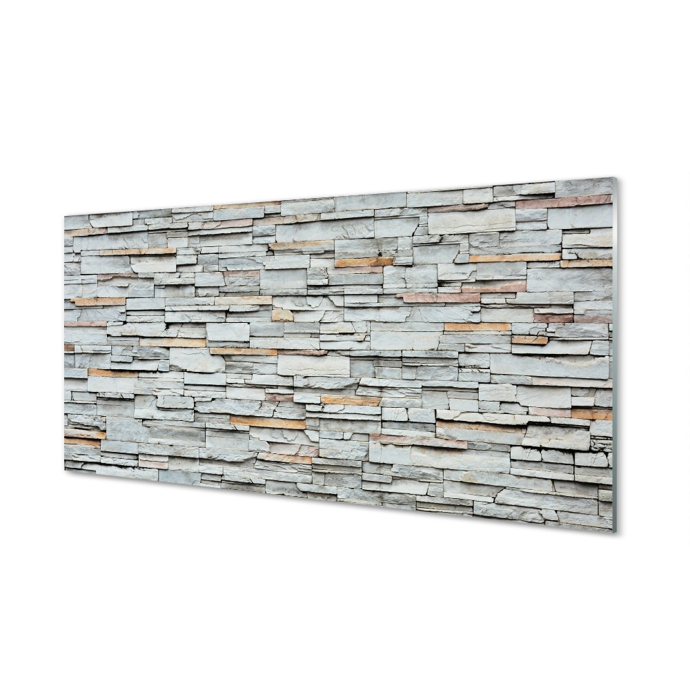 Tableau en verre Structure de mur de pierre