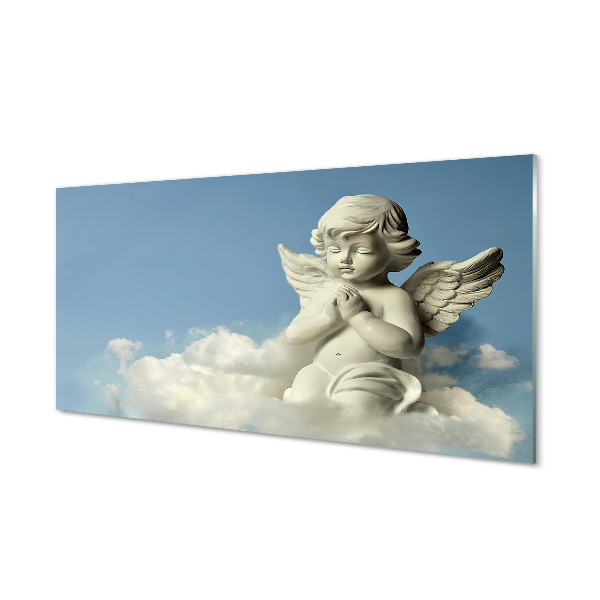 Tableau imprimé sur verre Nuages ​​du ciel ange