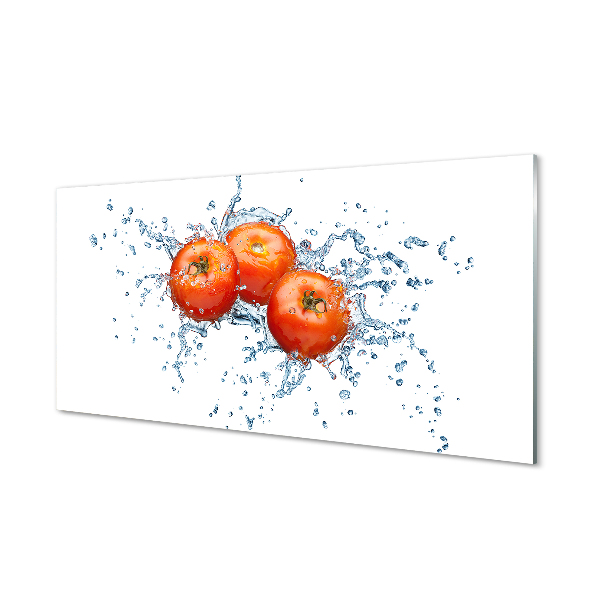 Tableau verre imprimé L'eau des tomates