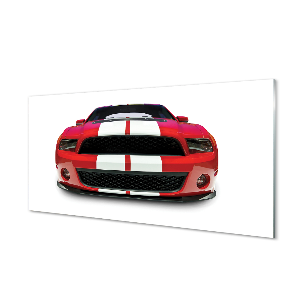 Tableau photo sur verre Voiture de sport rouge