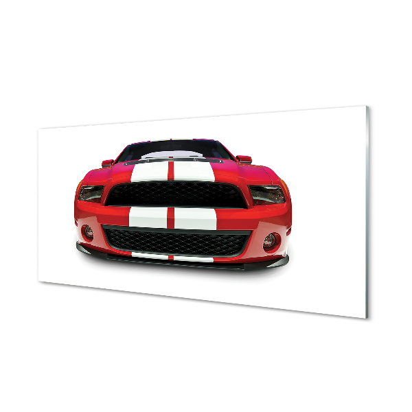 Tableau photo sur verre Voiture de sport rouge