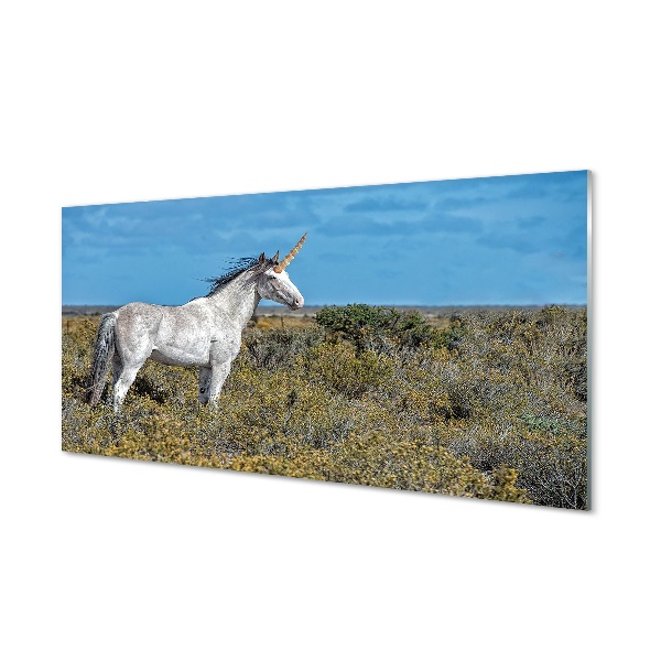 Tableau sur verre Unicorn golf