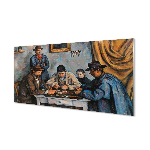 Tableau photo sur verre Jeu de cartes d'art