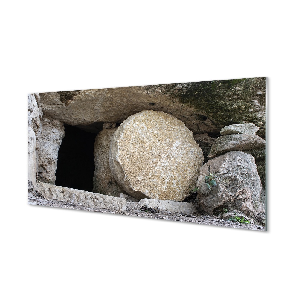 Tableau verre imprimé La grotte