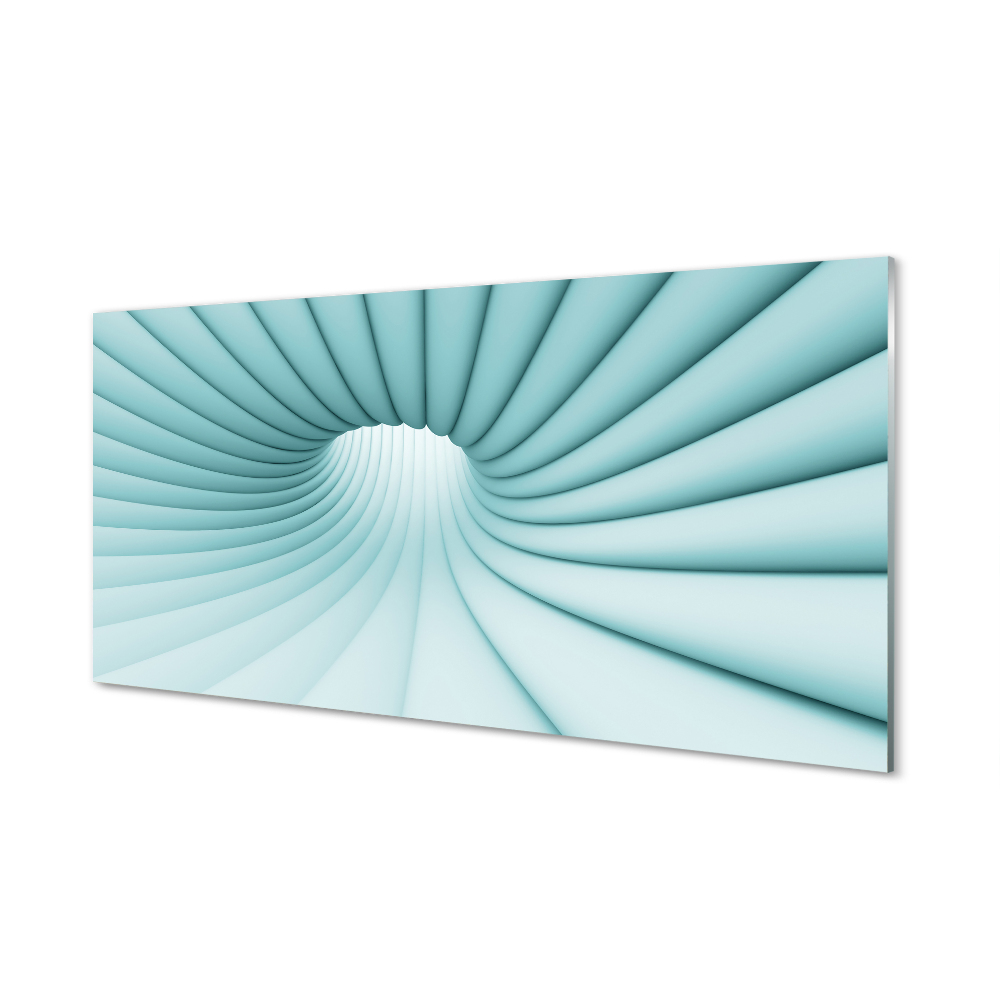 Tableau imprimé sur verre Tunnel géométrique