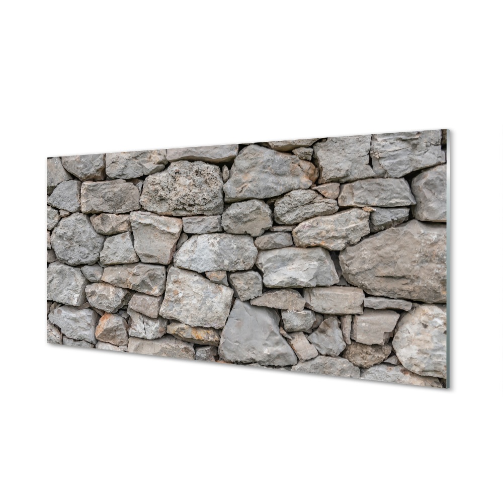 Tableau imprimé sur verre Mur mur de pierre
