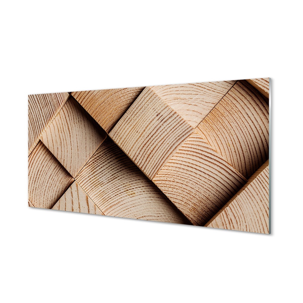 Tableau imprimé sur verre Nœuds de grain du bois