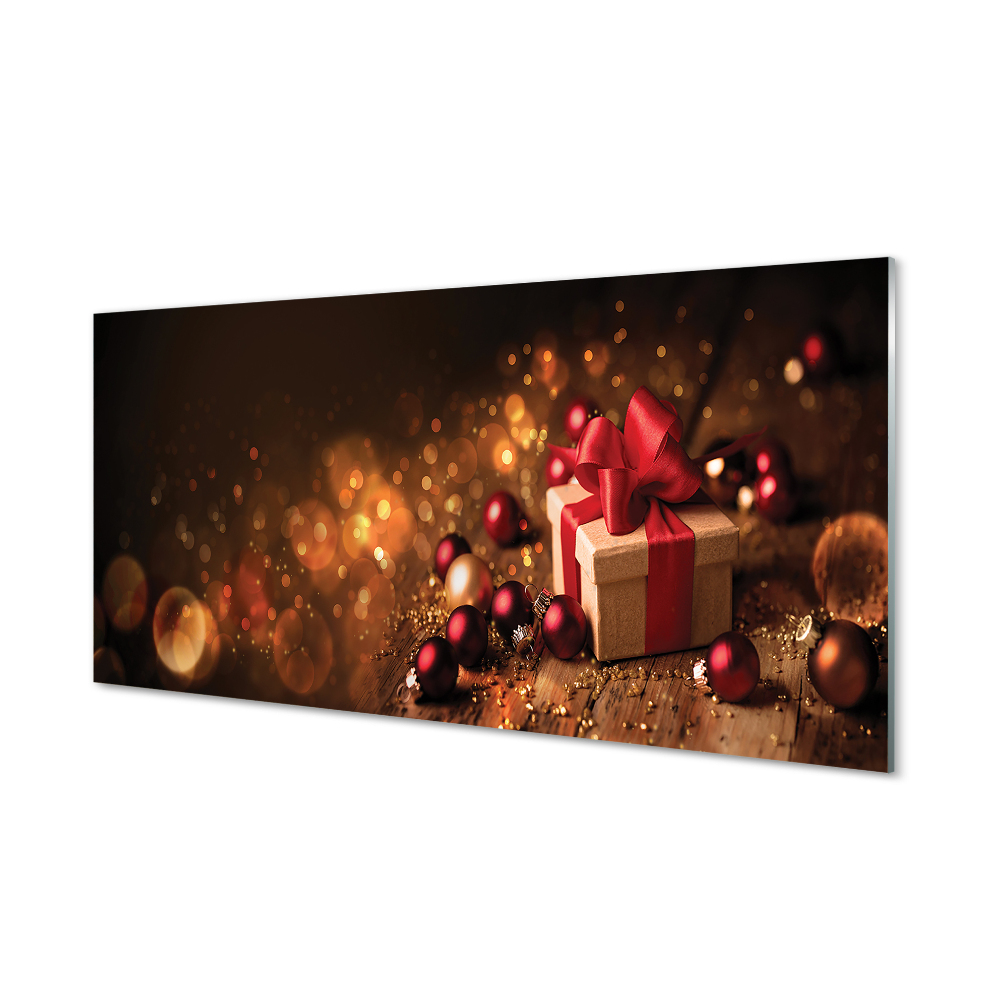 Tableau verre imprimé Cadeau conseils baubles