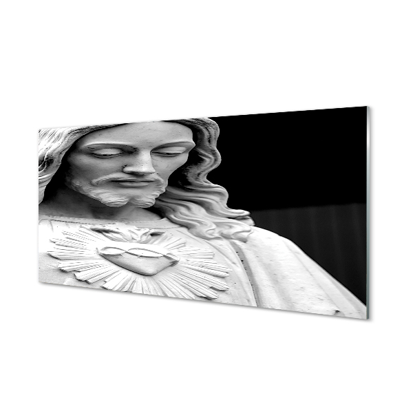 Tableau imprimé sur verre Statue de jésus