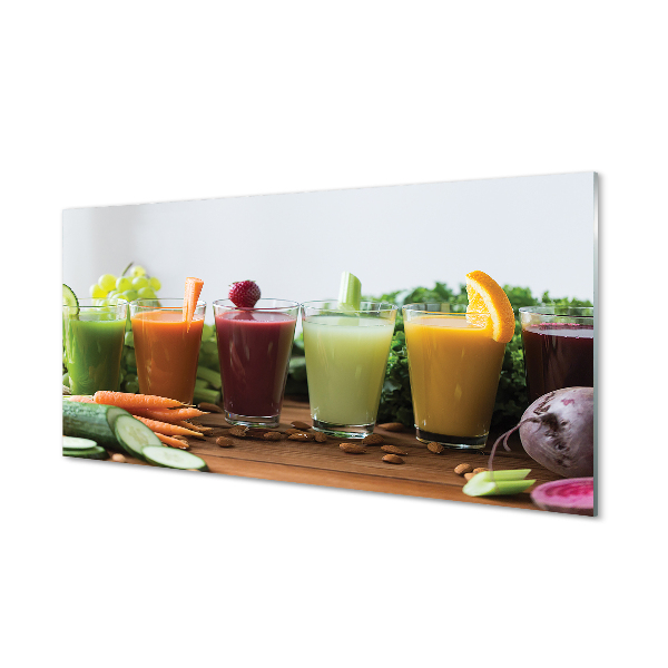 Tableau imprimé sur verre Légumes cocktails de fruits gyümölcs koktélok