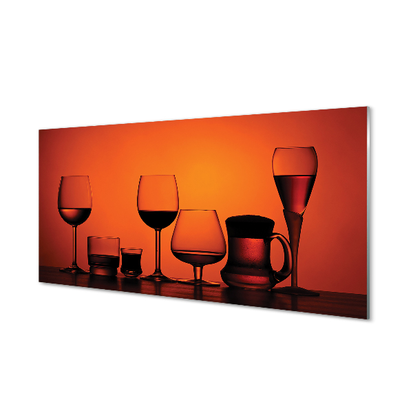 Tableau photo sur verre Lunettes