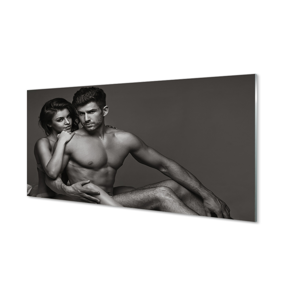 Tableau en verre Femme homme