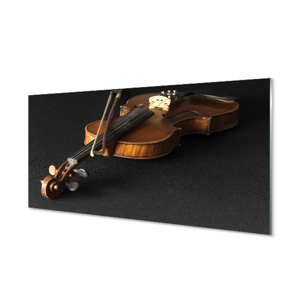 Tableau sur verre Violon