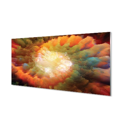 Tableau en verre Résumé motifs fractals