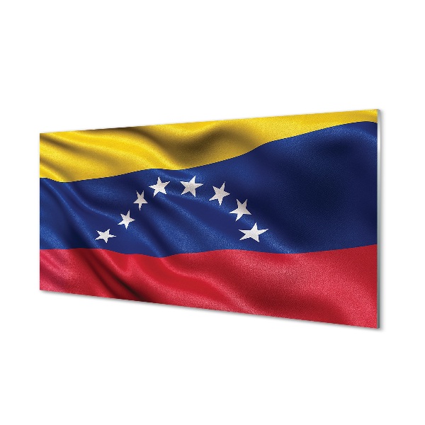 Tableau imprimé sur verre Drapeau du venezuela