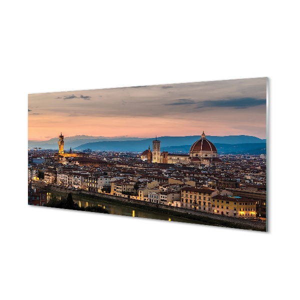 Tableau photo sur verre Montagnes cathédrale italie panorama