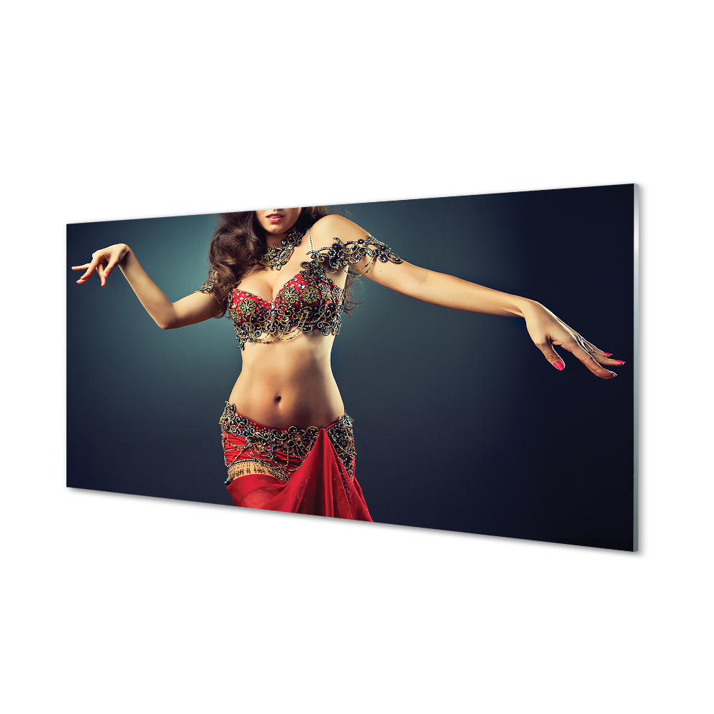 Tableau imprimé sur verre Femme qui danse tánc