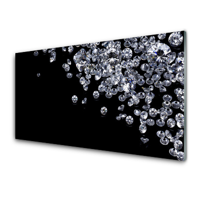 Tableau sur verre Diamants