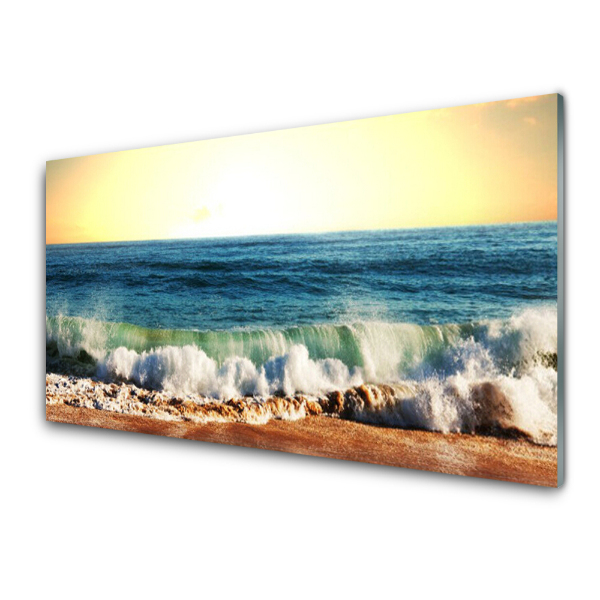 Tableau en verre Océan Plage Vagues