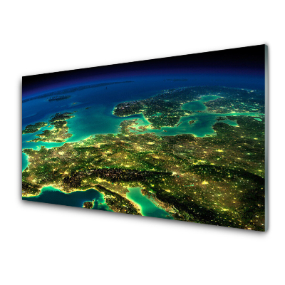 Tableau sur verre Europe