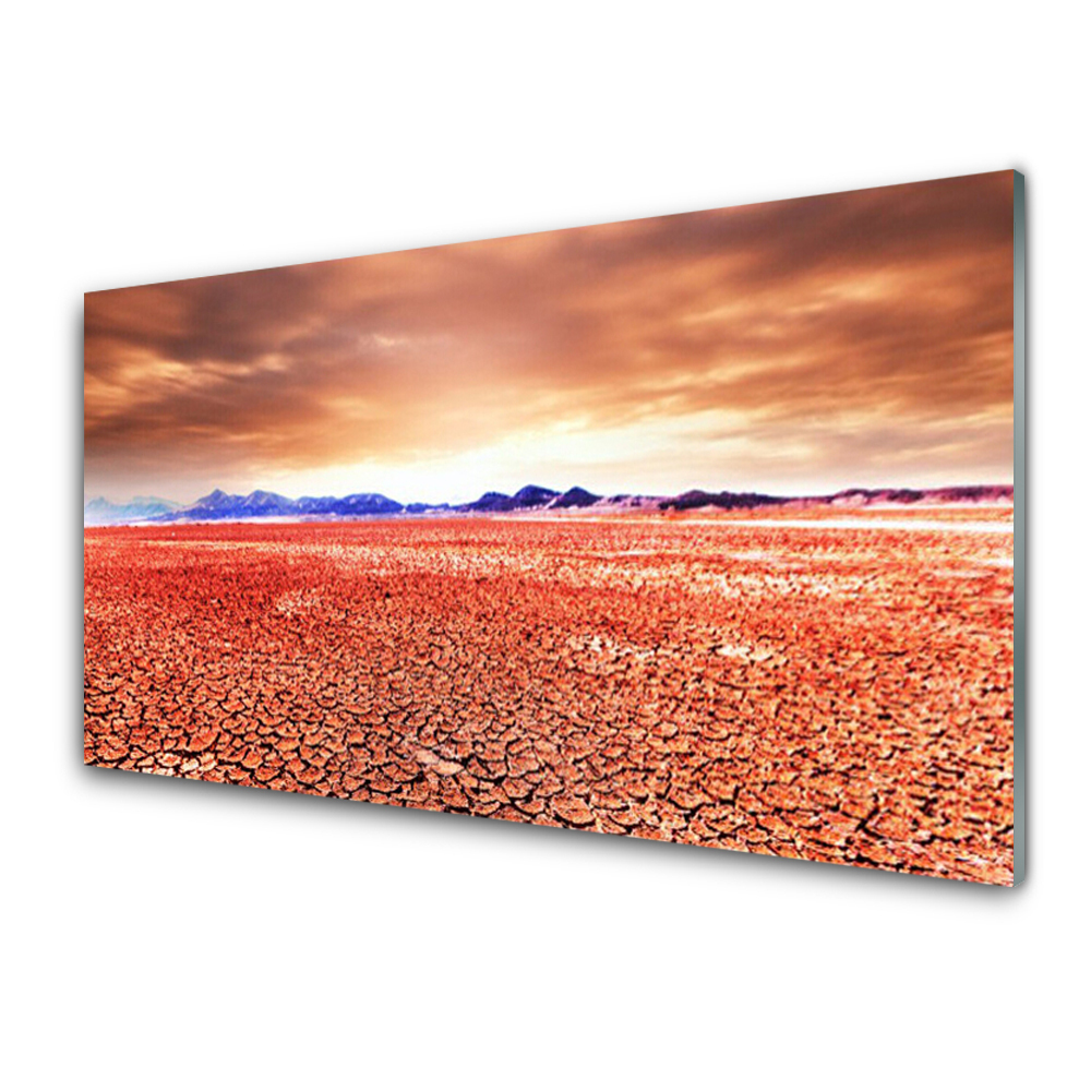 Tableau sur verre Paysage de sable du désert