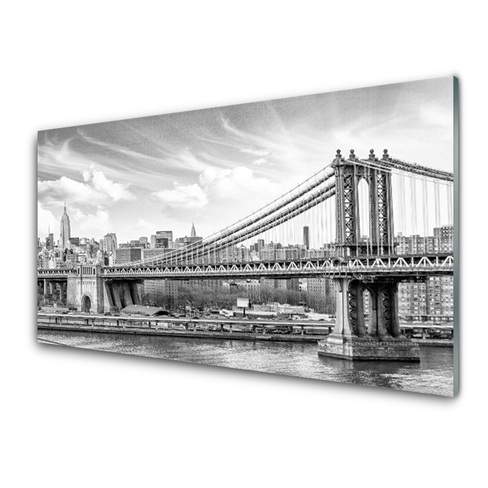 Tableau imprimé sur verre Ville pont