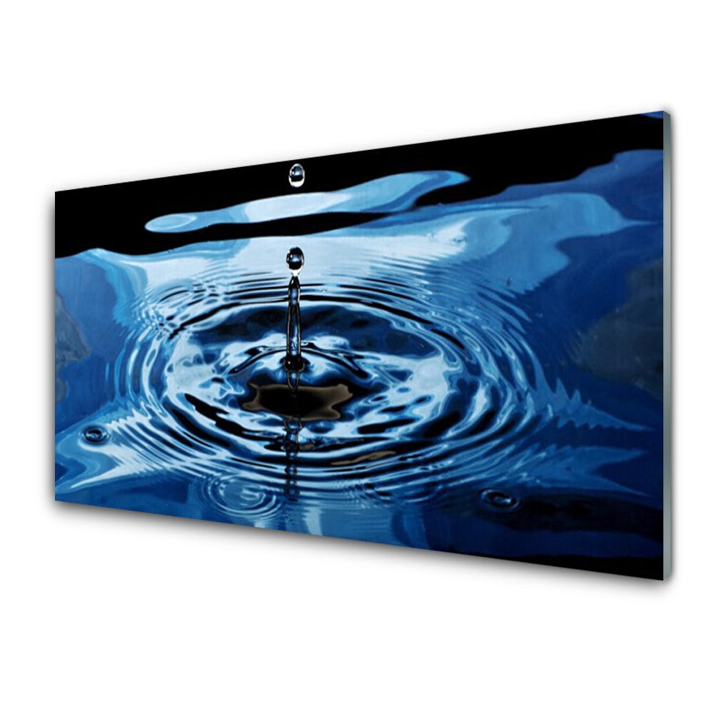 Tableau photo sur verre Éclaboussures d'eau