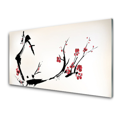 Tableau imprimé sur verre Graphique abstrait