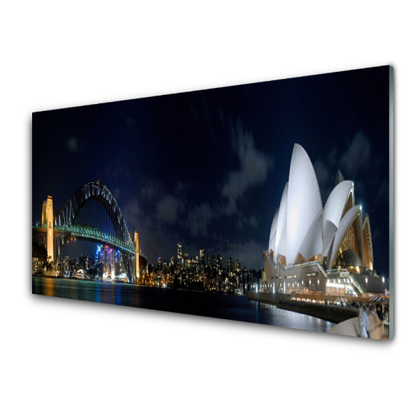 Tableau en verre Sydney Bridge City