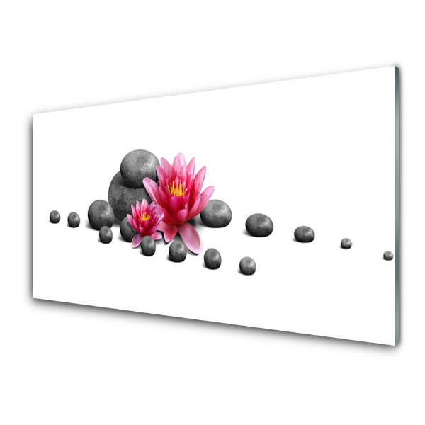 Tableau sur verre Fleur de Lotus Spa Zen