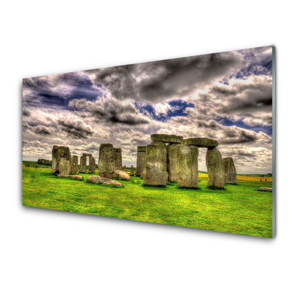 Tableau en verre Ciel de Stonehenge Nature