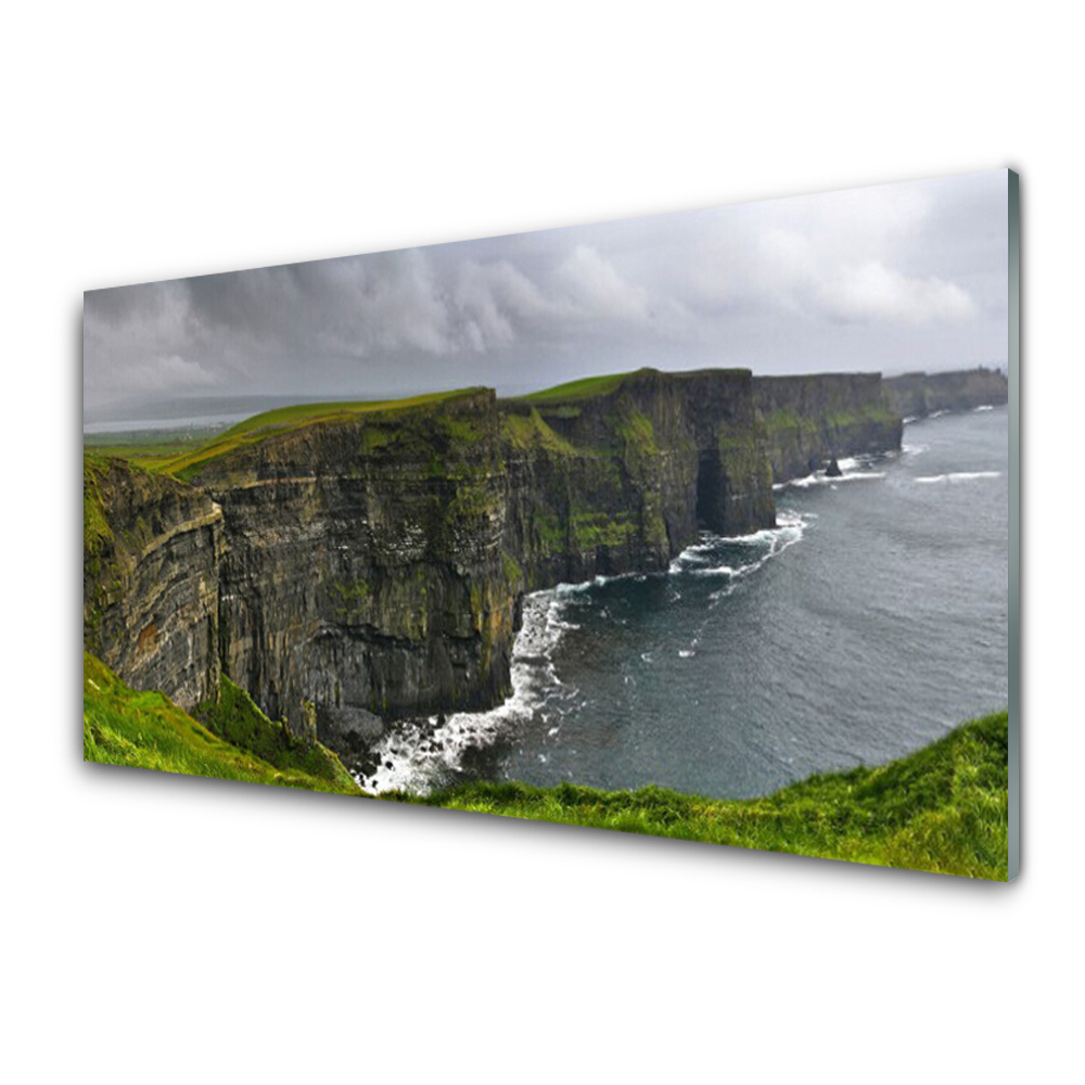 Tableau photo sur verre Côte rocheuse