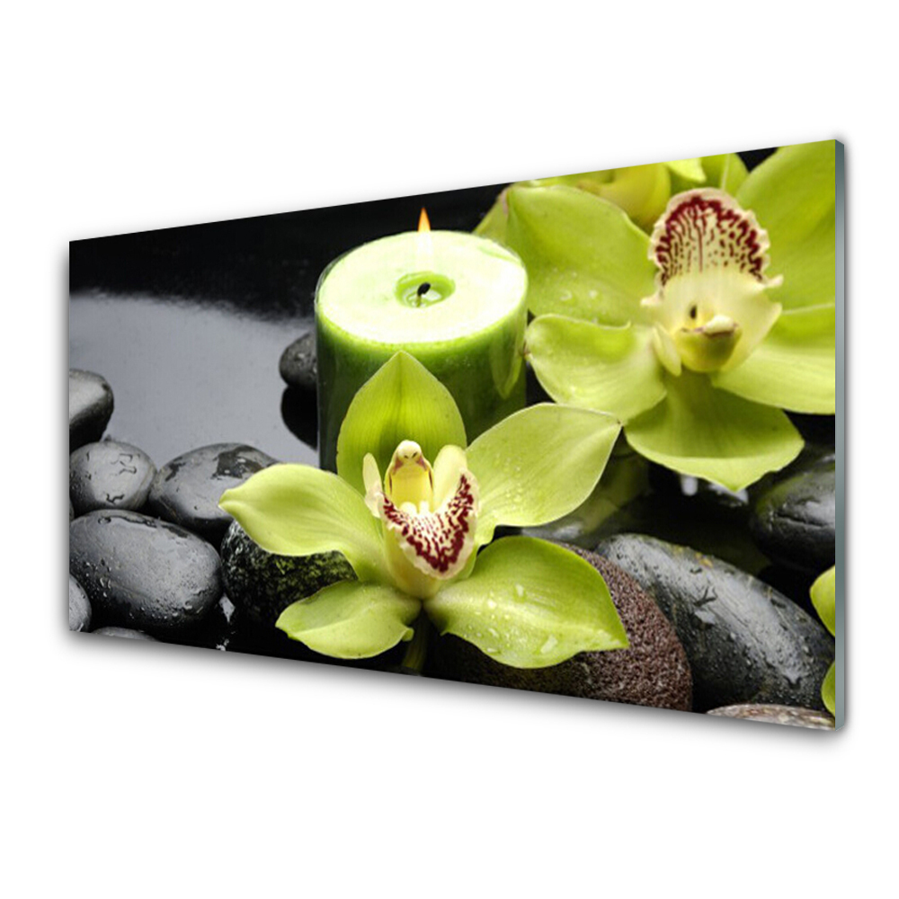 Tableau verre imprimé Fleurs d'orchidées