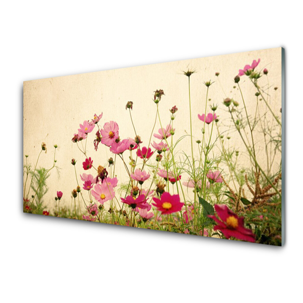 Tableau verre imprimé Fleurs Plante Nature