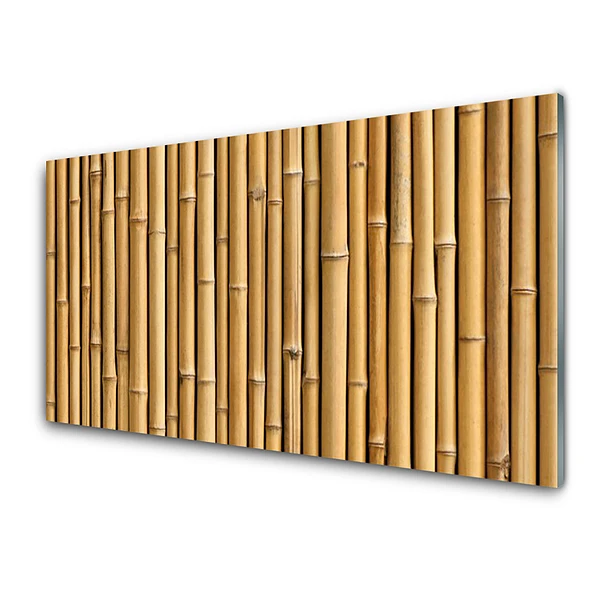 Tableau en verre Pousses de bambou sèches