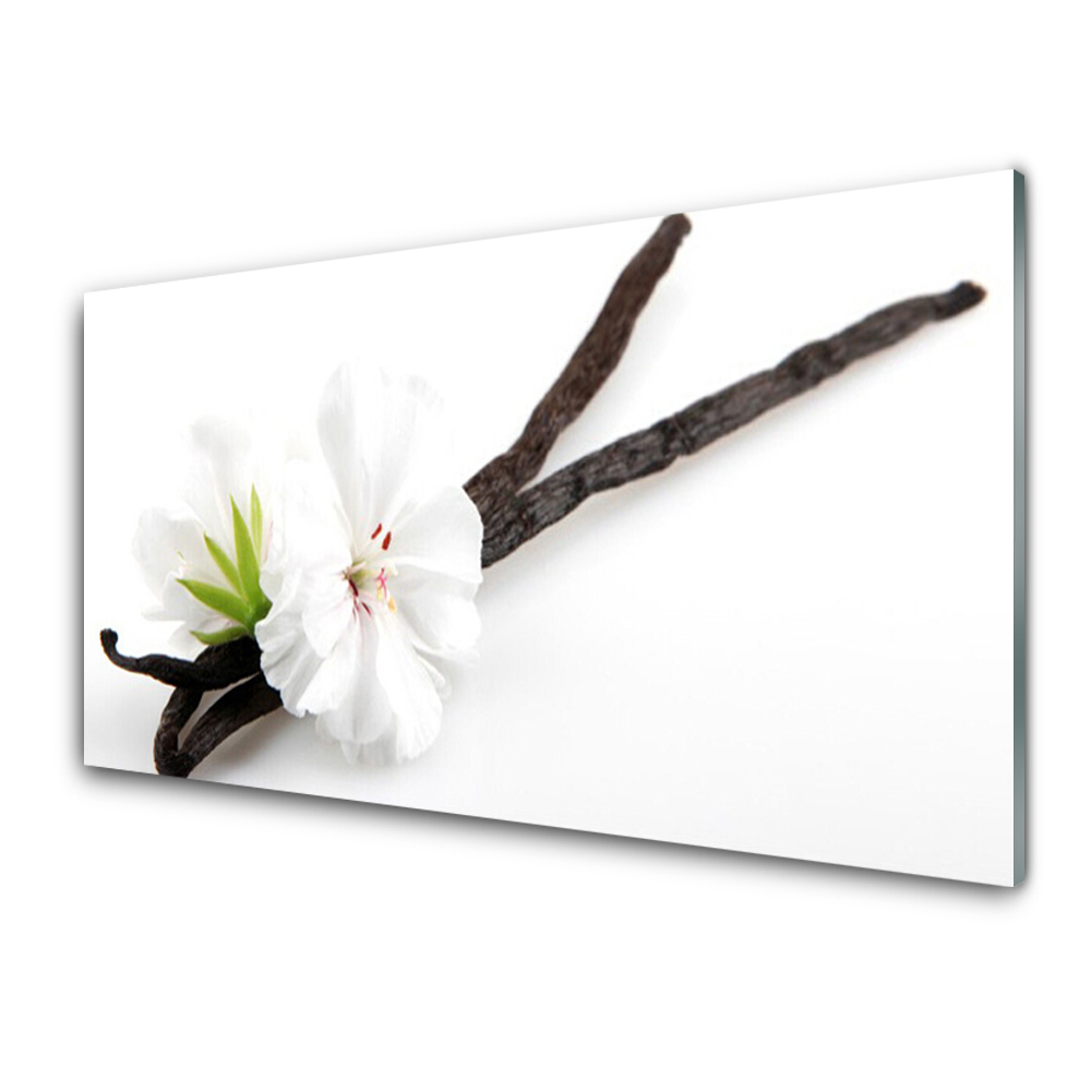 Tableau en verre Fleur de vanille