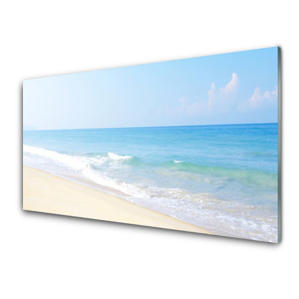 Tableau photo sur verre Vue du bord de mer