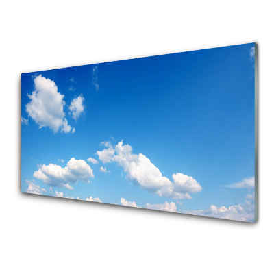 Tableau en verre Vue du ciel Nuages