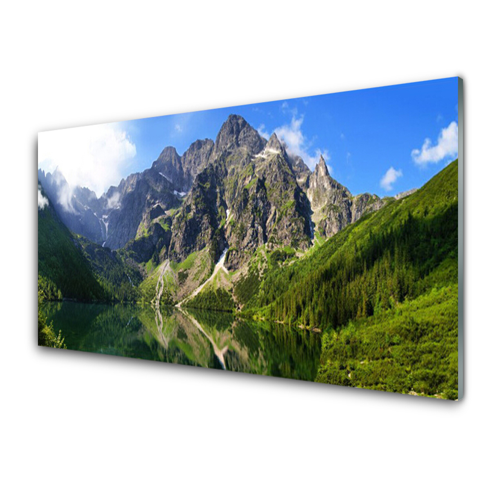 Tableau en verre Oeil de mer des Tatras