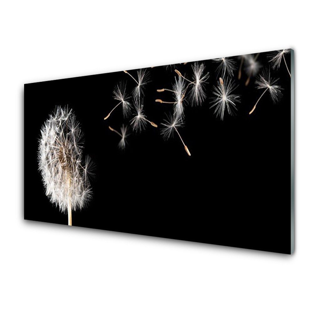 Tableau verre imprimé Poisson souffleur fond noir