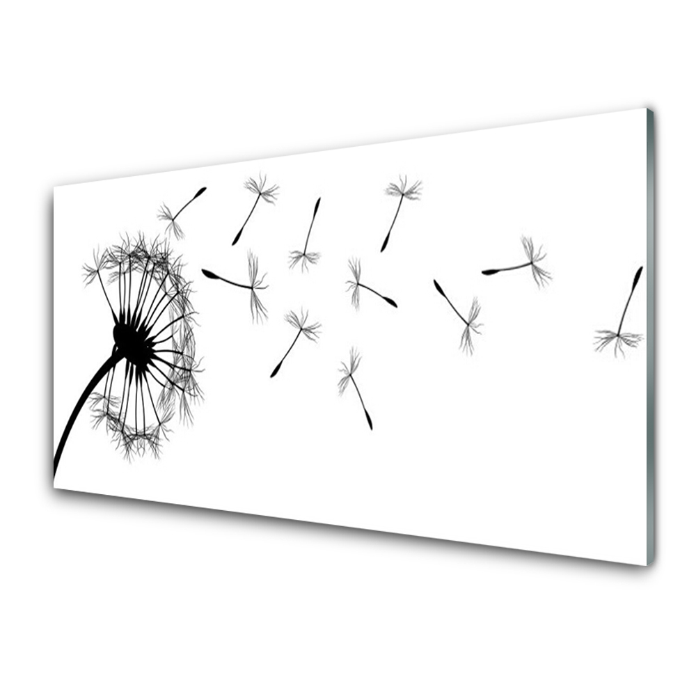 Tableau imprimé sur verre Souffleur symbolique fond blanc