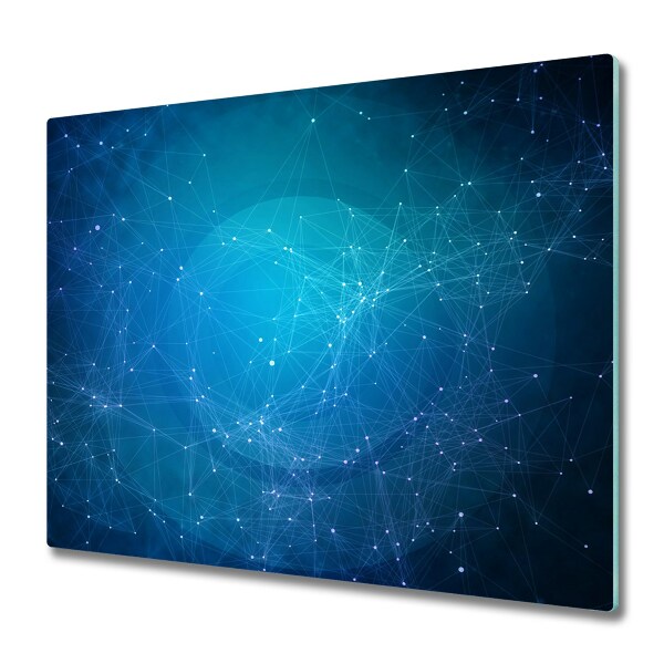 Protection plaque induction Constellation bleue